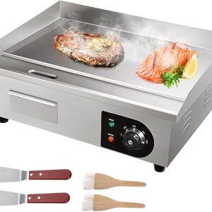 VEVOR Commercial Electric Griddle, 22", 1600W