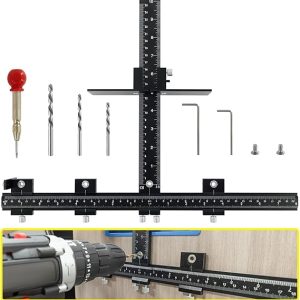 Aluminum Alloy Cabinet Hardware Jig - Precision Drilling Guide